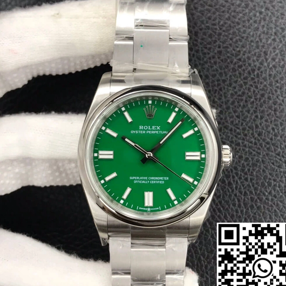 M126000-0005 36MM Rolex Dial Oyster Perpetual EW Factory Green 0421